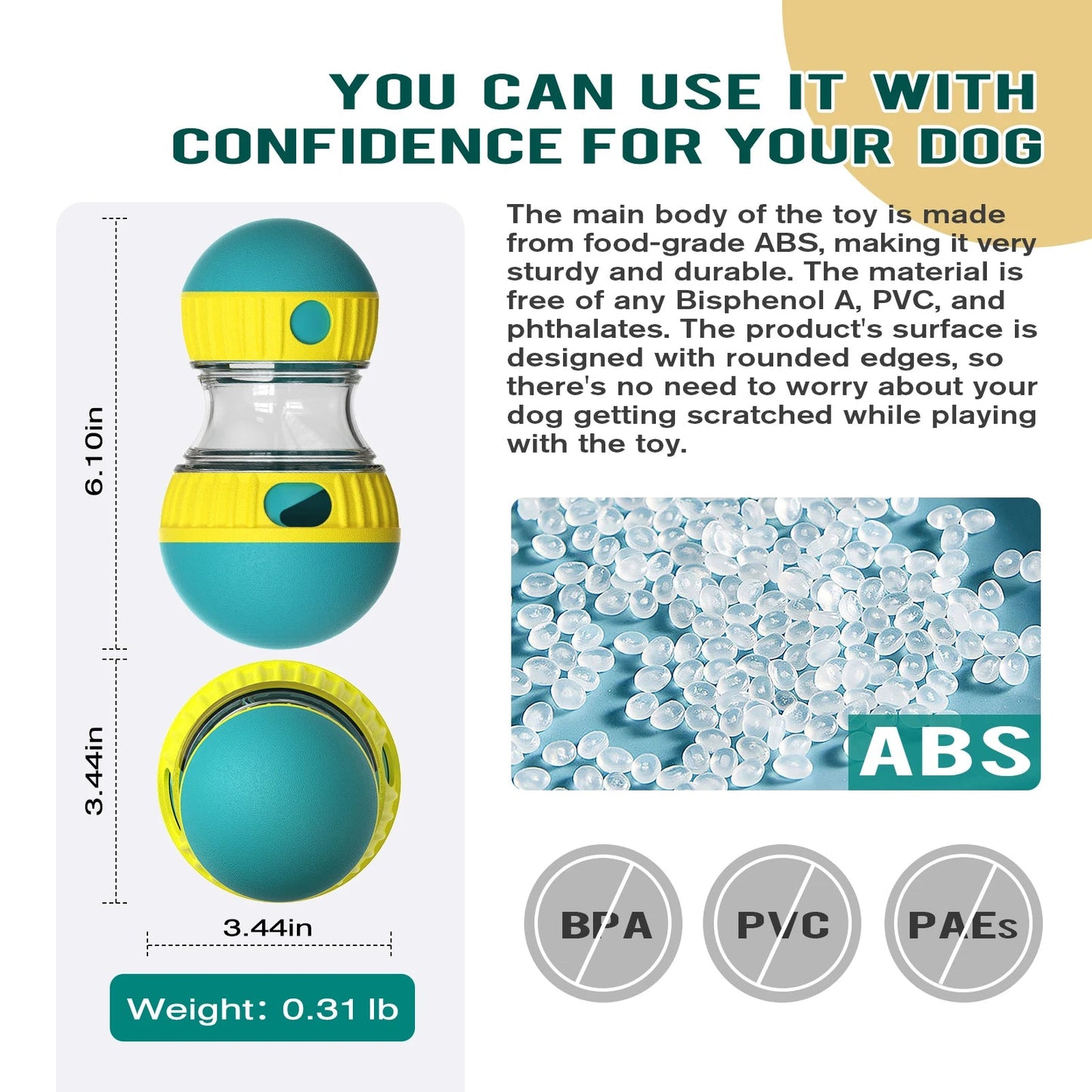 Treat Dispensing Slow Feeder Ball