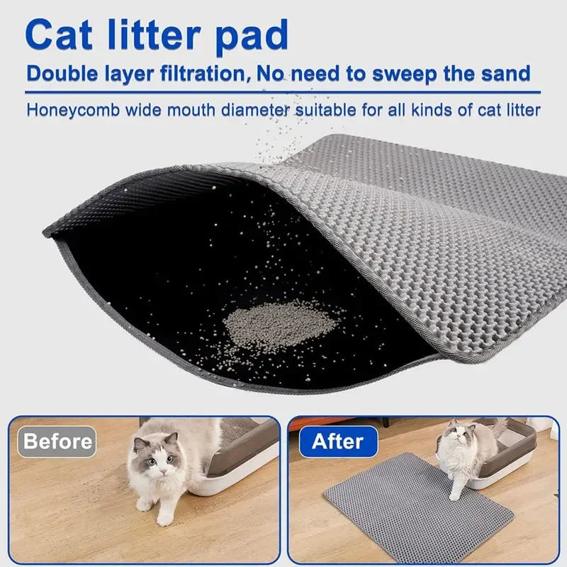 Double Layer Cat Litter Mat