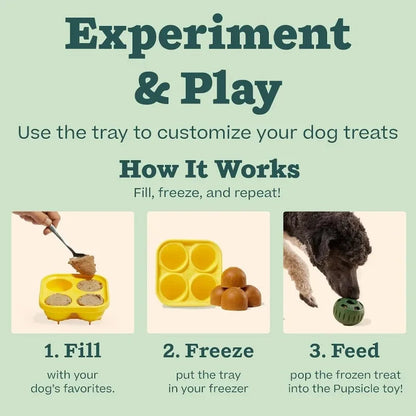 Interactive Dog Treat Freezer Toy