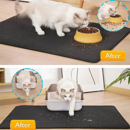 Double Layer Cat Litter Mat